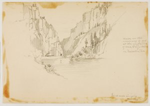 Grand River Canyon/Near Glenwood Springs by George Elbert Burr