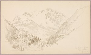 Monte Rosa from Ceppomorelli by George Elbert Burr
