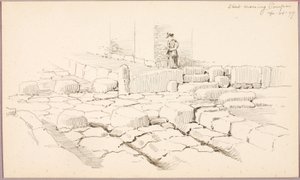 Street Crossing, Pompeii by George Elbert Burr