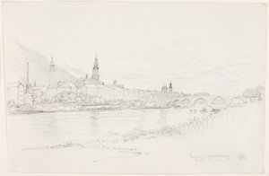 Sunset, Heidelberg by George Elbert Burr