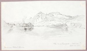 The Drachenfels, Rhine by George Elbert Burr