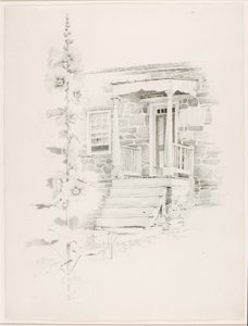 Untitled (Hollyhock) by George Elbert Burr