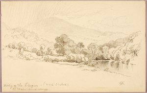 Valley of the Llugwy (Moel Siabod), North Wales by George Elbert Burr