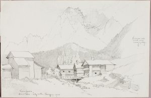 View from Sextan, Tyrol by George Elbert Burr