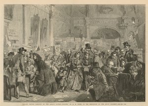 Infant orphan election at the London Tavern by George Elgar Hicks