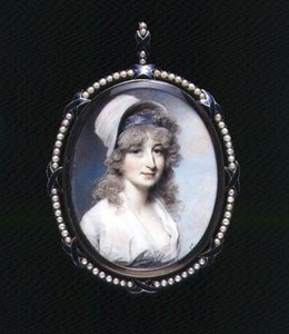 Portrait Miniature of Mrs Lindsay (?)