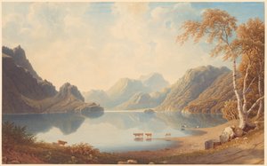 A Loch in Scotland by George Fennel Robson