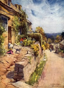Bourton on the Hill by George Franck Nicholls