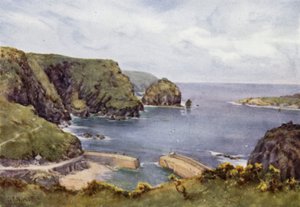 Mullion Cove by George Franck Nicholls