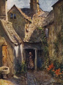 Old Houses, Chipping Campden by George Franck Nicholls