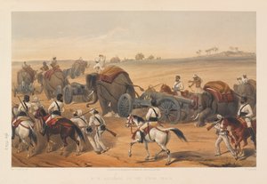 Advance of the Siege Train, 1857