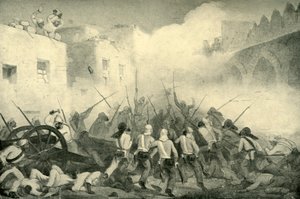 Nicholson Leading the Attack Through Delhi Streets, 1857