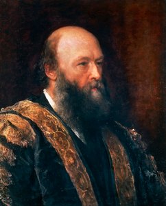 Portrait of Robert Arthur Talbot Gascoyne-Cecil, Third Marquess of Salisbury by George Frederic Watts