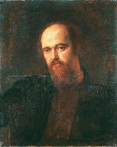 Portrait of the painter Dante Gabriel Rossetti by George Frederic Watts