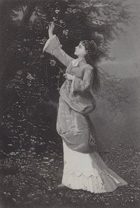 At the Hawthorn Bush (engraving)
