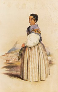 Nazea, wife of Karel, a respected Malay priest in Cape Town by George French Angas