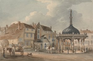 Corn Hill and Moot Hall, Ipswich by George Frost