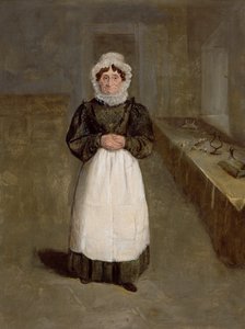 Portrait of a Housekeeper at Bramham Park, Yorkshire, identified as Mrs Brown