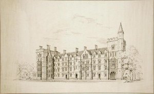 New College Oxford: Proposed New Buildings by George Gilbert Scott