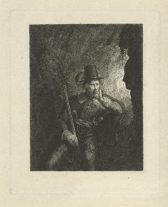 Armed Robber in a Cave by George Gillis Haanen