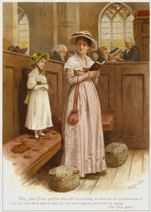 Mary Anne Evans, Aged Five, Feels with More Intensity Her Burst into the Consciousness of Public Life When She is Made to Stand Upon the Seat During the Psalms and the Singing