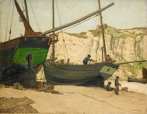 Hastings Luggers on Hastings Beach