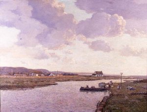 Rhyl Estuary, North Wales by George Graham