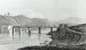 Bridge at Zanesville, Ohio, from 