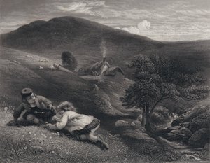 Illustration for Auld Lang Syne by Robert Burns by George Harvey