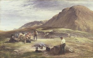 Sheepshearing by George Harvey