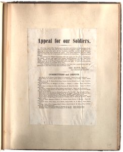 Appeal for our soldiers, Ohio [in scrapbook], c.1861-1865 by George Hatch