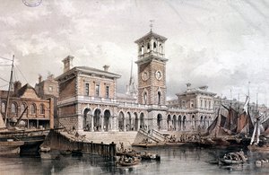 Billingsgate Wharf and Market, London