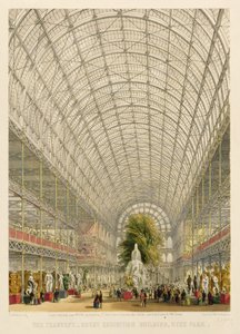 Transept of the Crystal Palace, Published by Day and Son and Ackermann and Co. by George Hawkins
