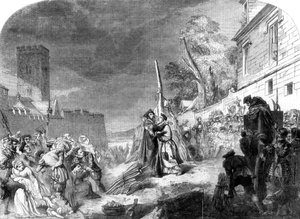 The Martyrdom of Ridley and Latimer, Oxford, 1856
