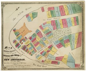 Map of the Original Grants of Village Lots from the Dutch West India Company to the Inhabitants of New-Amsterdam (now New-York) by George Hayward
