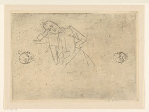 Study of a Seated Woman by George Hendrik Breitner (signed by artist)