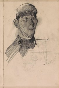 Bust of a Man with Headgear by George Hendrik Breitner