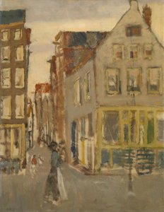 The Lauriergracht at the Tweede Laurierdwarsstraat by George Hendrik Breitner