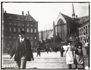 View of the Dam in Amsterdam