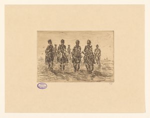 Galloping Hussars by George Hendrik Breitner