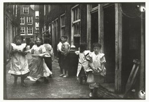 Playing Children in a Street by George Hendrik Breitner