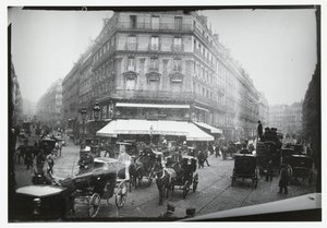 Street Scene at a Busy Intersection in Paris by George Hendrik Breitner