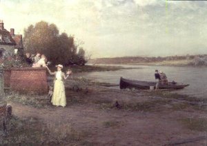 A Few More Fond Farewells, 1890 by George Henry Boughton