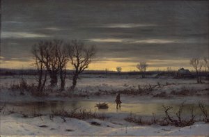 Winter Twilight Near Albany, 1858