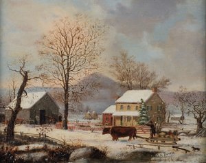 Winter Scene by George Henry Durrie