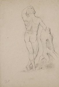Untitled - Male Nude, Posterior View