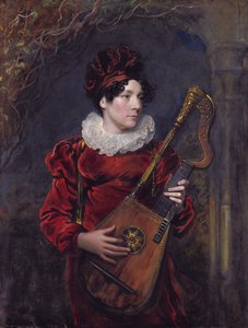 Portrait of Kitty Stephens, Later Countess of Essex (1794 - 1882) by George Henry Harlow