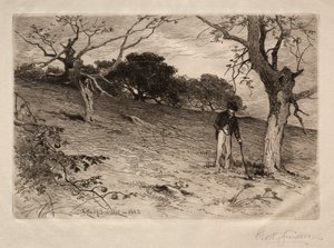 An Old New England Orchard, 1883 by George Henry Smillie