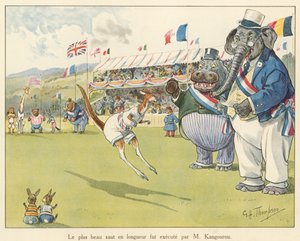 The Most Beautiful Long Jump Was Executed by Mr. Kangaroo by George Henry Thompson