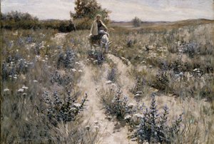 The Flight into Egypt, 1892 by George Hitchcock